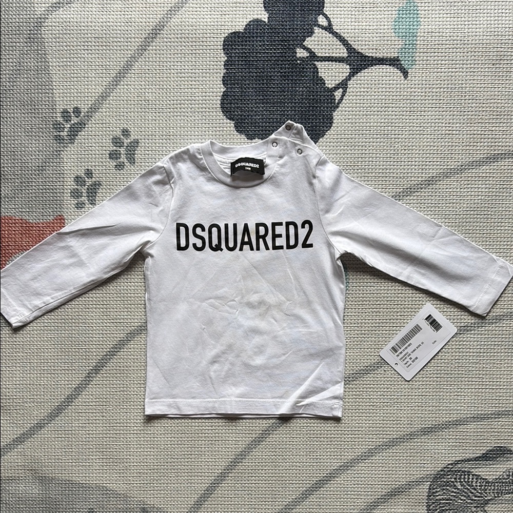 DSQUARED2 Kids White Long Sleeve Shirt